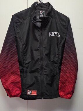 Atlanta Falcons Jacket Womens XL 2022 Member Exclusive Windbreaker Full Zip NFL